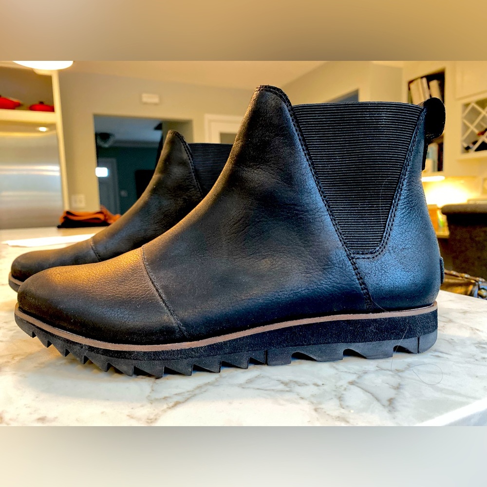 SOREL Harlow Chelsea Boots, Size 9.5